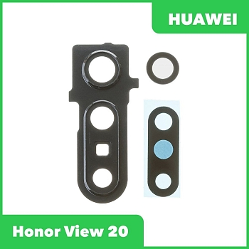 Стекло камеры Huawei Honor View 20 (PCT-L29) черное