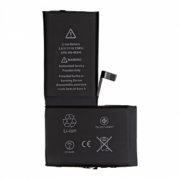 Аккумулятор (батарея) для телефона Apple iPhone X 3.81V 10.35Wh